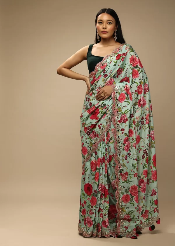 mint_saree_in_cotton_silk_with_contrasting_floral_print4