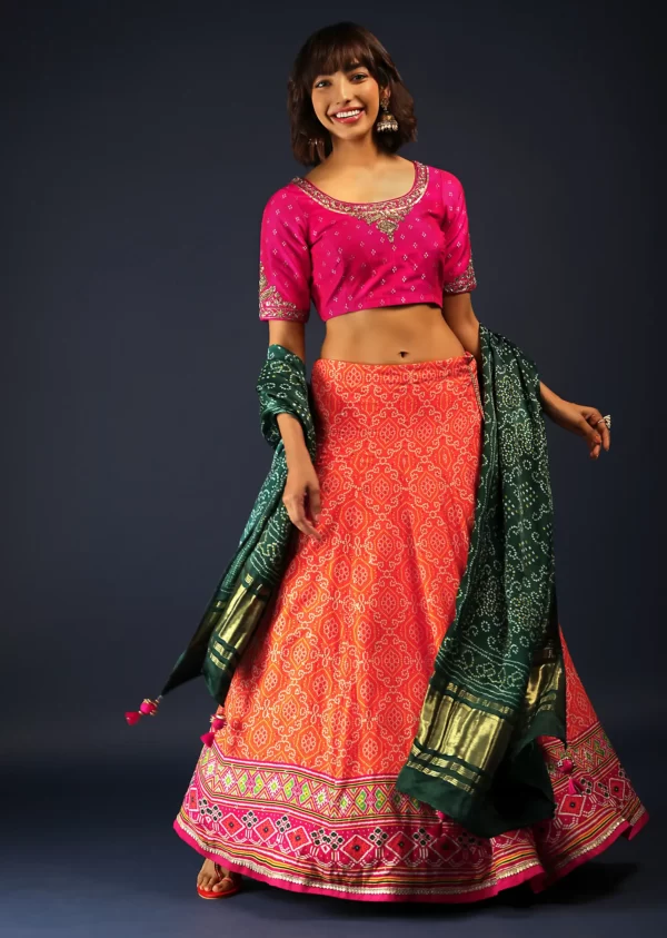 tangerine_orange_lehenga_in_silk